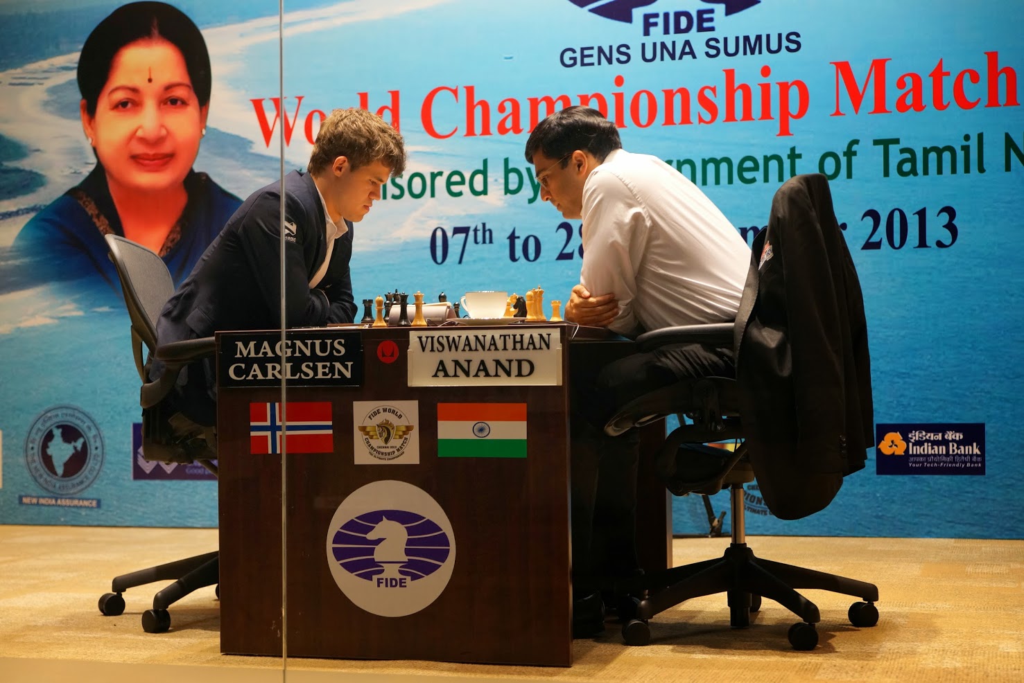 World Chess Championship 2013: Carlsen and Anand presented with medals