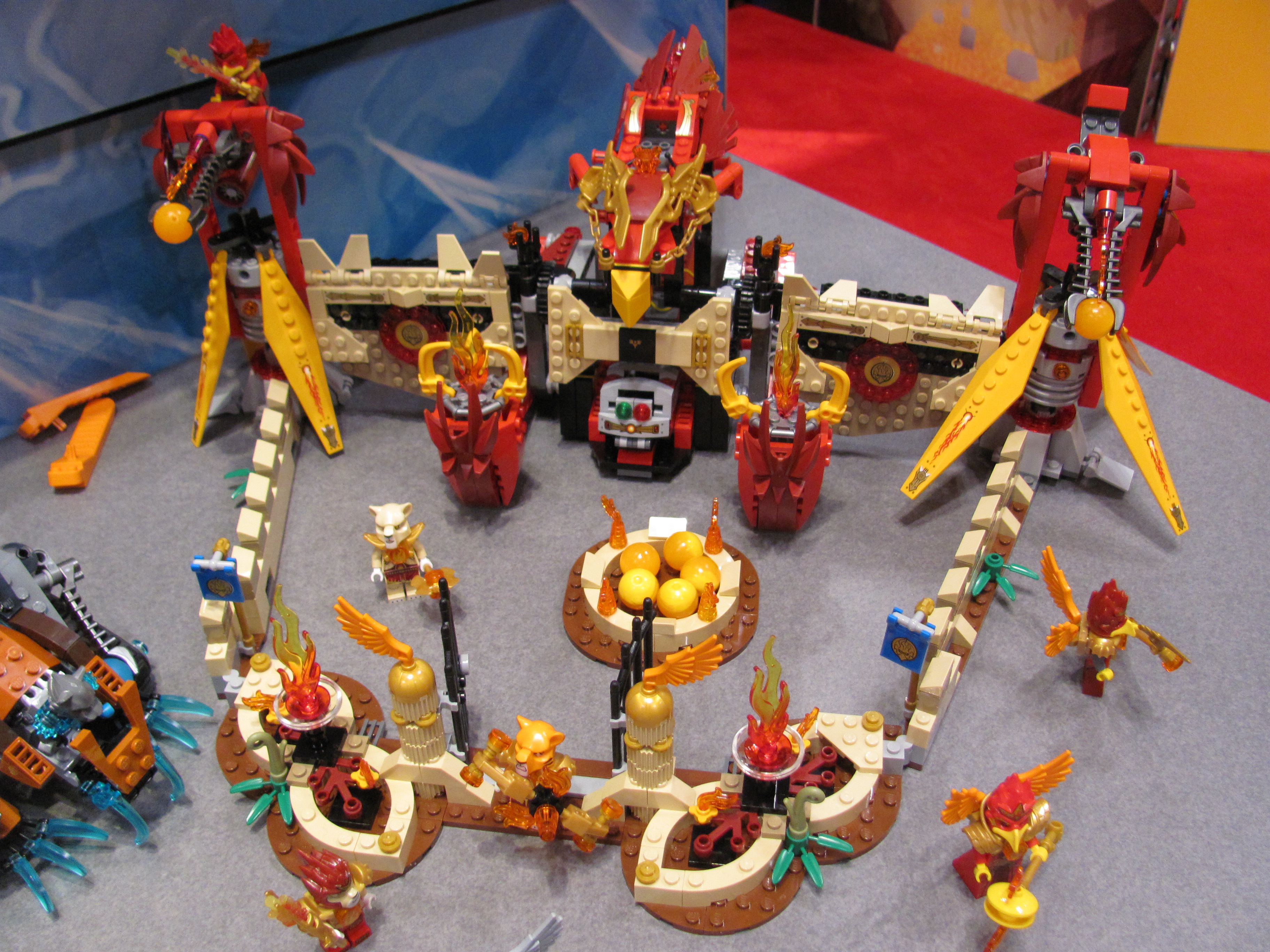 Lego Legends of Chima Flying Phoenix Fire Temple Set