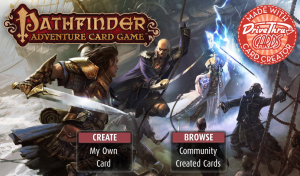 Pathfinder card creator