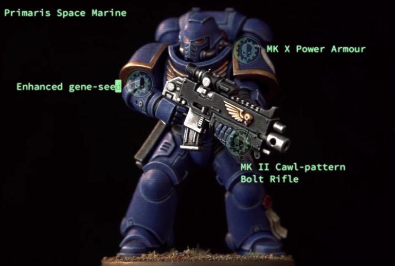 GW Presents New Type of 40K Space Marines; Others Also Planned Purple